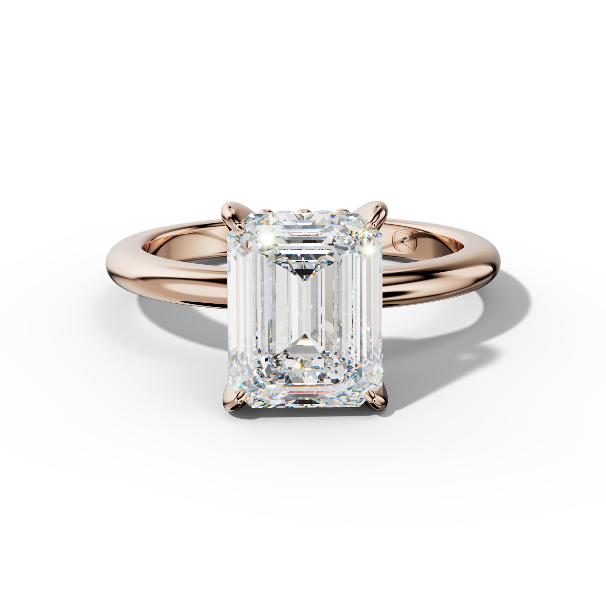 Natalie Emerald Cut Engagement Ring